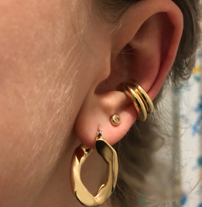 TWIN GOLDEN EARCUFF