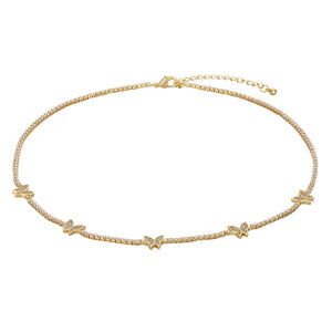 BUTTERFLIES CHOKER