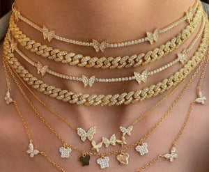 BUTTERFLIES CHOKER
