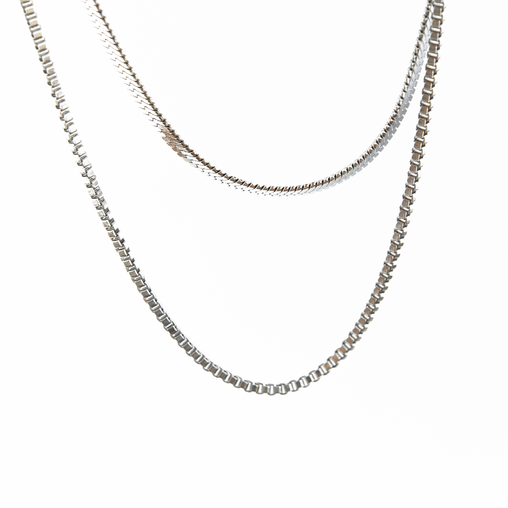 DOUBLE SNAKE SILVER