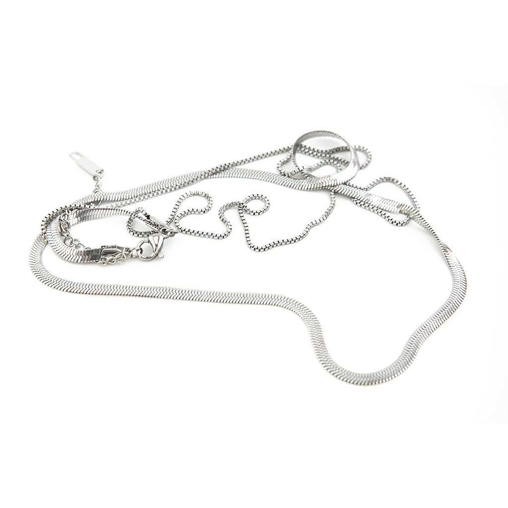 DOUBLE SNAKE SILVER