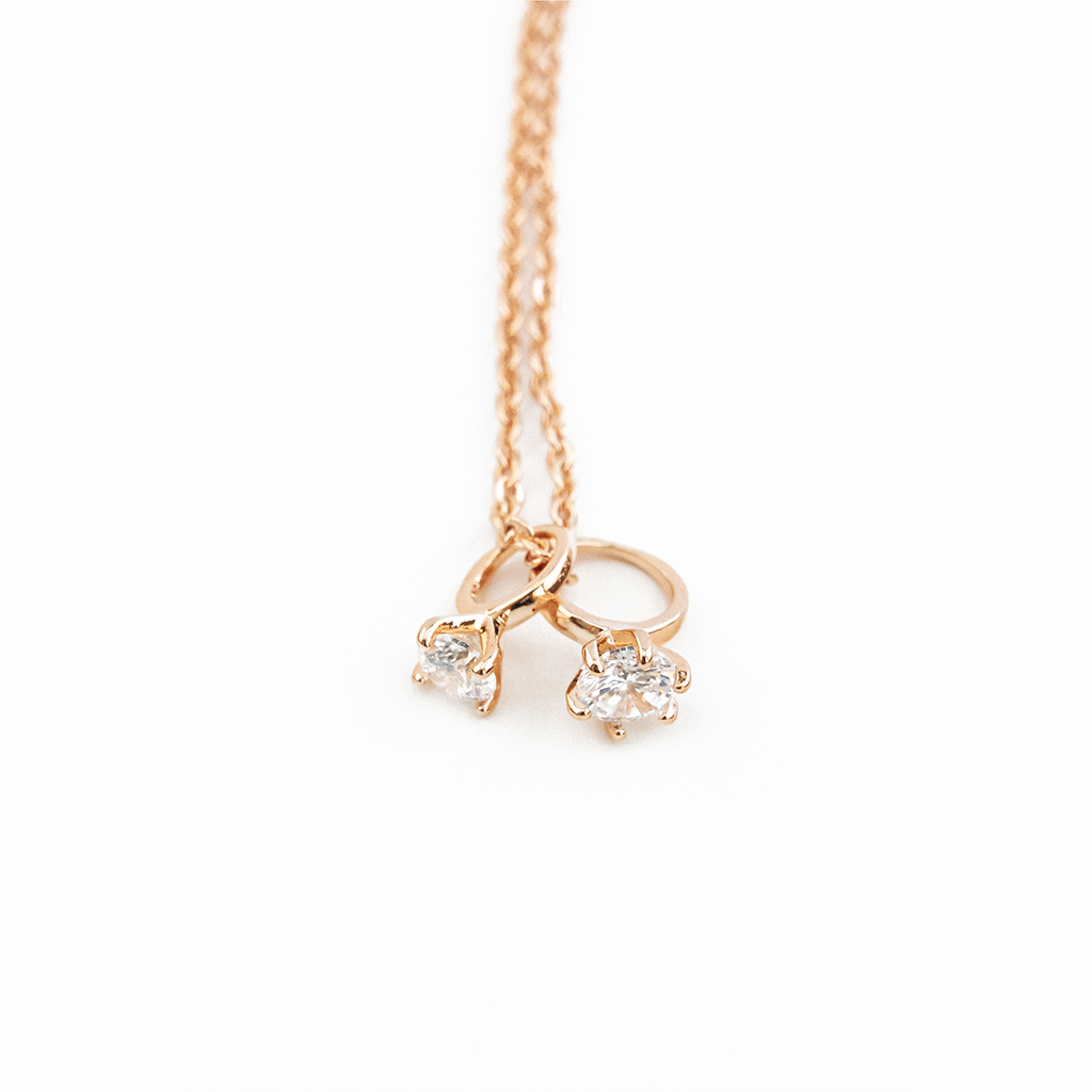 MINI RINGS NECKLACE