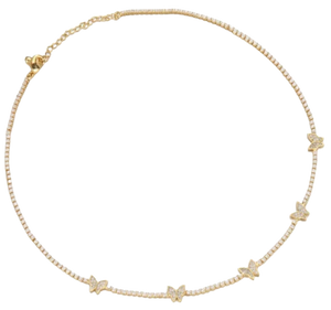 BUTTERFLIES CHOKER