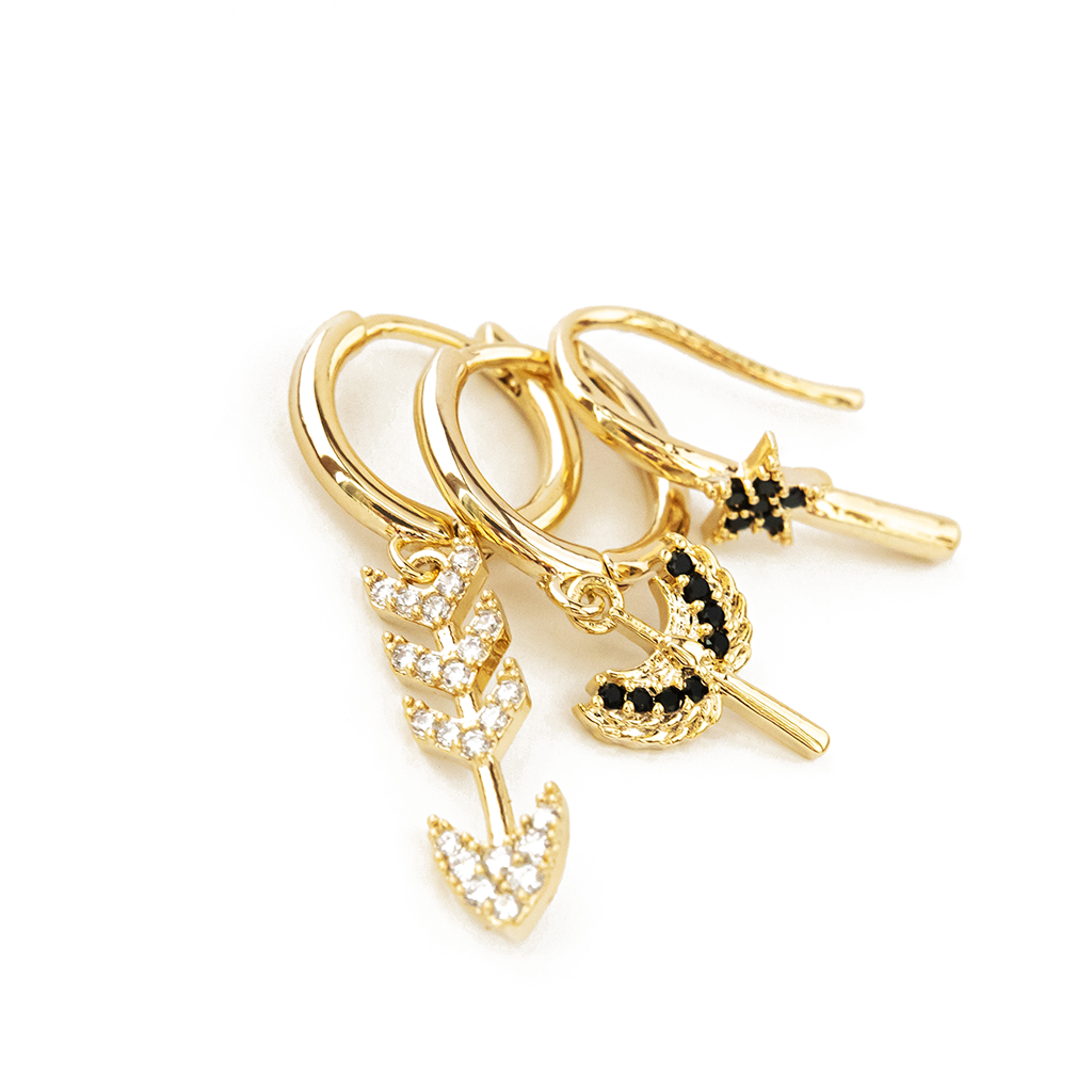 BLACK WINGS SET